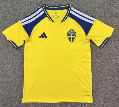 2026 Sweden Home Soccer Jersey